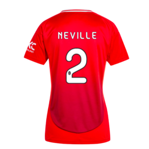 2024-2025 Man Utd Home Shirt (Womens) (Neville 2) 2024-2025 Man Utd Home Shirt (Womens) (Neville 2)
