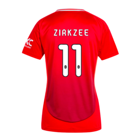 2024-2025 Man Utd Home Shirt (Womens) (Zirkzee 11)