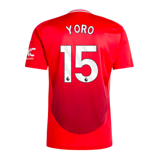 2024-2025 Man Utd Home Shirt (Yoro 15)