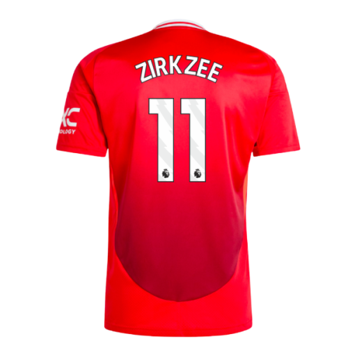 2024-2025 Man Utd Home Shirt (Zirkzee 11)