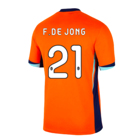 2024-2025 Netherlands Home Shirt (F.De Jong 21)