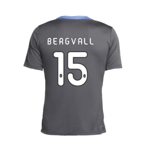 2024-2025 Tottenham Dri-Fit Strike Training Shirt (Dark Grey) (Bergvall 15)