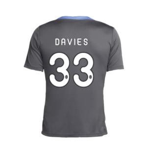 2024-2025 Tottenham Dri-Fit Strike Training Shirt (Dark Grey) (Davies 33) 2024-2025 Tottenham Dri-Fit Strike Training Shirt (Dark Grey) (Davies 33)