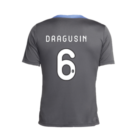 2024-2025 Tottenham Dri-Fit Strike Training Shirt (Dark Grey) (Dragusin 6)