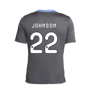 2024-2025 Tottenham Dri-Fit Strike Training Shirt (Dark Grey) (Johnson 22) 2024-2025 Tottenham Dri-Fit Strike Training Shirt (Dark Grey) (Johnson 22)