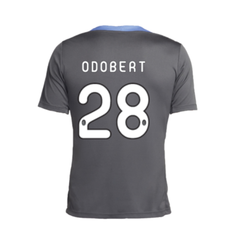2024-2025 Tottenham Dri-Fit Strike Training Shirt (Dark Grey) (Odobert 28)