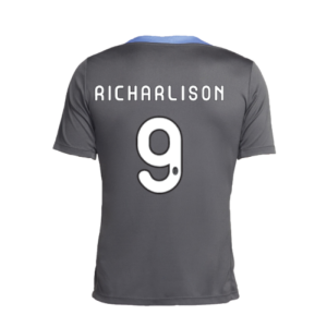 2024-2025 Tottenham Dri-Fit Strike Training Shirt (Dark Grey) (Richarlison 9) 2024-2025 Tottenham Dri-Fit Strike Training Shirt (Dark Grey) (Richarlison 9)