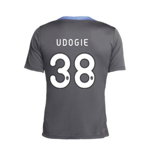 2024-2025 Tottenham Dri-Fit Strike Training Shirt (Dark Grey) (Udogie 38)