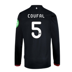 2024-2025 West Ham Long Sleeve Away Shirt (Kids) (Coufal 5)