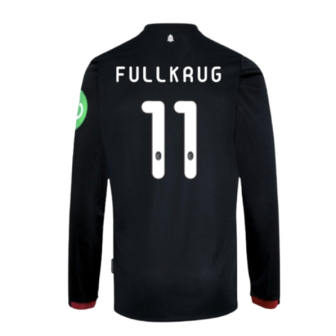 2024-2025 West Ham Long Sleeve Away Shirt (Kids) (Fullkrug 11)