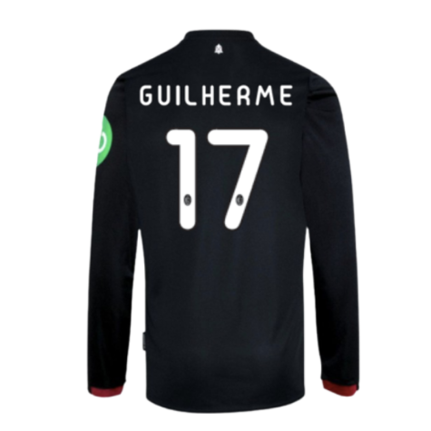 2024-2025 West Ham Long Sleeve Away Shirt (Kids) (Guilherme 17)