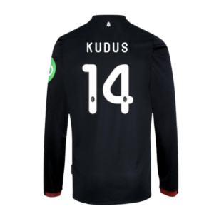 2024-2025 West Ham Long Sleeve Away Shirt (Kids) (Kudus 14) 2024-2025 West Ham Long Sleeve Away Shirt (Kids) (Kudus 14)