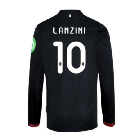 2024-2025 West Ham Long Sleeve Away Shirt (Kids) (Lanzini 10)