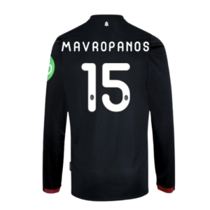 2024-2025 West Ham Long Sleeve Away Shirt (Kids) (Mavropanos 15) 2024-2025 West Ham Long Sleeve Away Shirt (Kids) (Mavropanos 15)