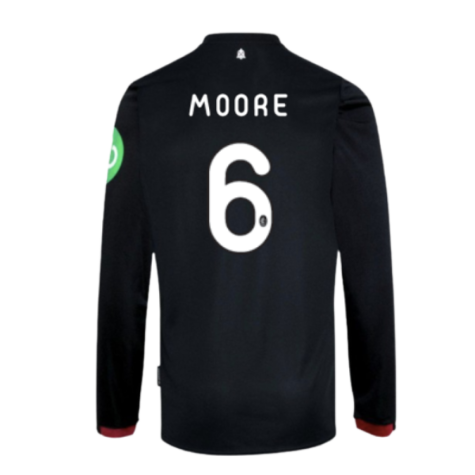 2024-2025 West Ham Long Sleeve Away Shirt (Kids) (Moore 6)
