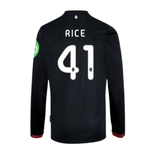 2024-2025 West Ham Long Sleeve Away Shirt (Kids) (Rice 41)
