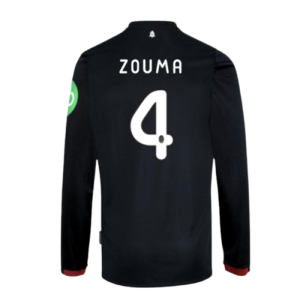 2024-2025 West Ham Long Sleeve Away Shirt (Kids) (Zouma 4)
