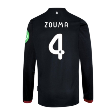 2024-2025 West Ham Long Sleeve Away Shirt (Kids) (Zouma 4)