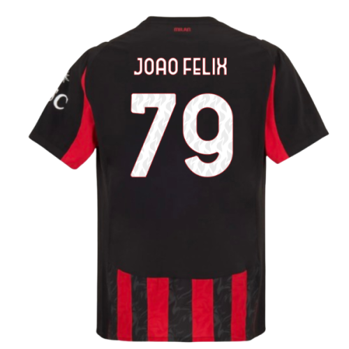 2025-2026 AC Milan Authentic Home Shirt (Joao Felix 79)