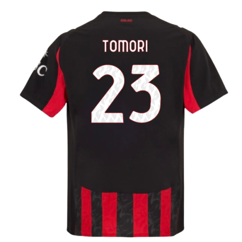 2025-2026 AC Milan Authentic Home Shirt (Tomori 23)