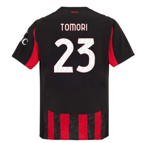 2025-2026 AC Milan Authentic Home Shirt (Tomori 23)