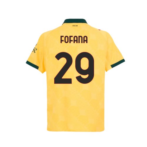 2025-2026 AC Milan Authentic Third Shirt (Fofana 29)
