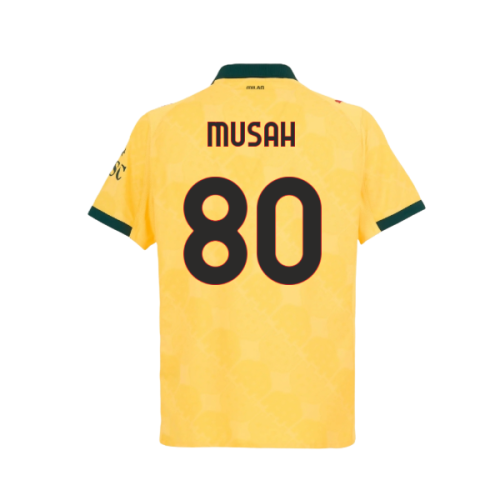 2025-2026 AC Milan Authentic Third Shirt (Musah 80)