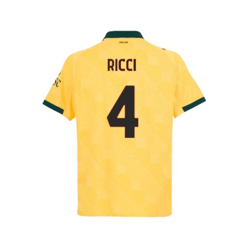 2025-2026 AC Milan Authentic Third Shirt (Ricci 4)