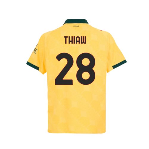 2025-2026 AC Milan Authentic Third Shirt (Thiaw 28)