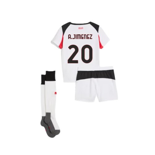 2025-2026 AC Milan Away Mini Kit (A.Jimenez 20)