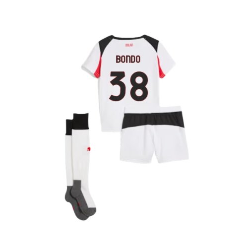 2025-2026 AC Milan Away Mini Kit (Bondo 38)