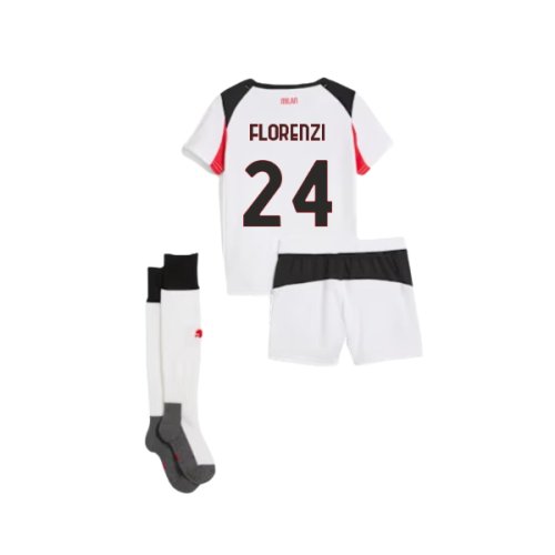 2025-2026 AC Milan Away Mini Kit (Florenzi 24)