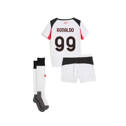 2025-2026 AC Milan Away Mini Kit (Ronaldo 99)