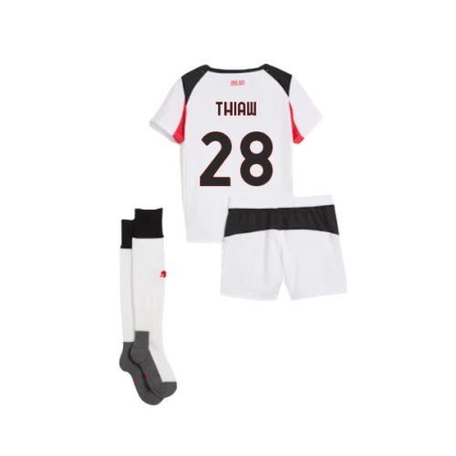 2025-2026 AC Milan Away Mini Kit (Thiaw 28)