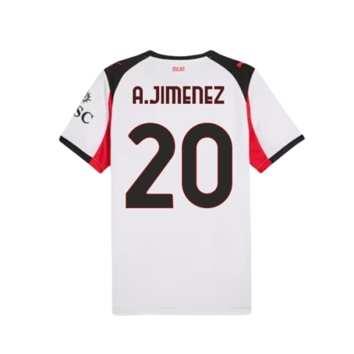 2025-2026 AC Milan Away Shirt (A.Jimenez 20)