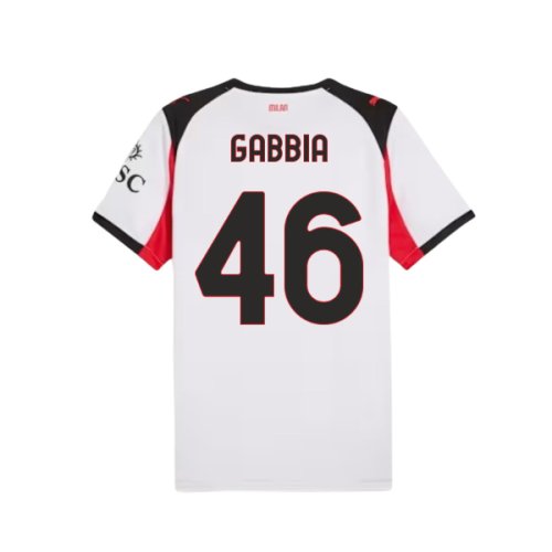 2025-2026 AC Milan Away Shirt (Gabbia 46)