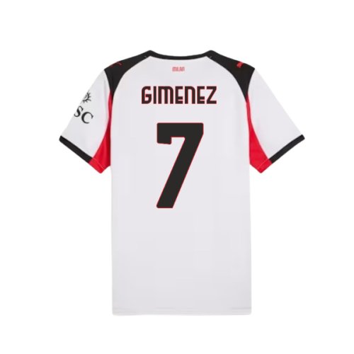 2025-2026 AC Milan Away Shirt (Gimenez 7)