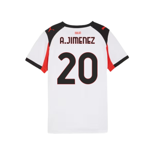 2025-2026 AC Milan Away Shirt (Kids) (A.Jimenez 20)