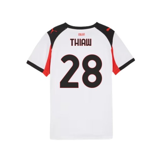 2025-2026 AC Milan Away Shirt (Kids) (Thiaw 28)