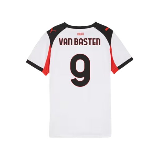 2025-2026 AC Milan Away Shirt (Kids) (Van Basten 9)