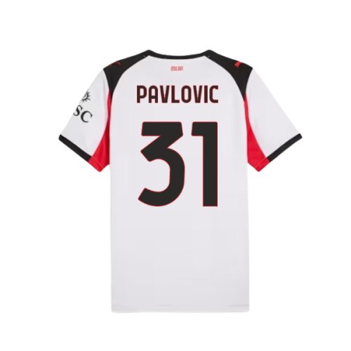 2025-2026 AC Milan Away Shirt (Pavlovic 31)