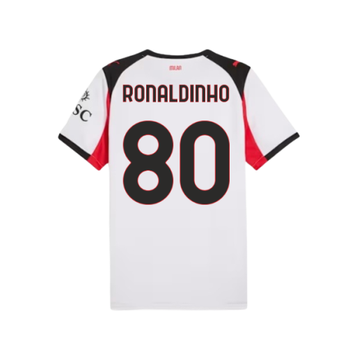 2025-2026 AC Milan Away Shirt (Ronaldinho 80)
