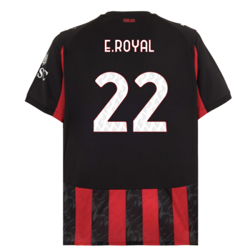 2025-2026 AC Milan Home Shirt (E.Royal 22)