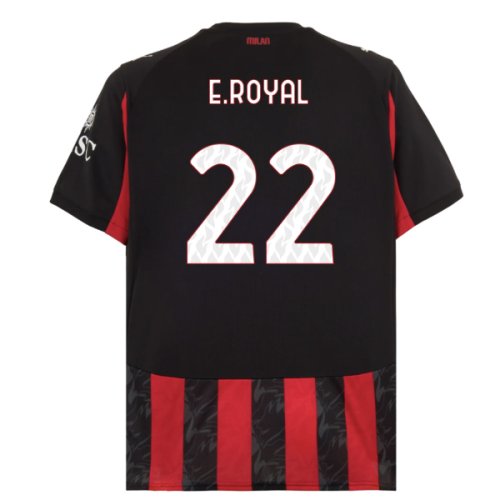 2025-2026 AC Milan Home Shirt (E.Royal 22)