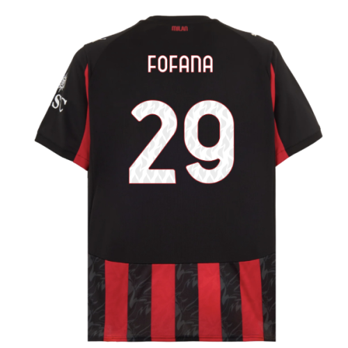 2025-2026 AC Milan Home Shirt (Fofana 29)