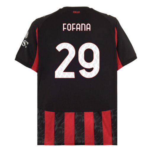 2025-2026 AC Milan Home Shirt (Fofana 29)