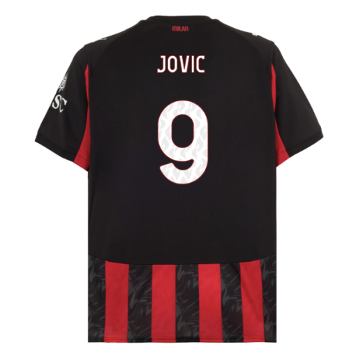 2025-2026 AC Milan Home Shirt (Jovic 9)