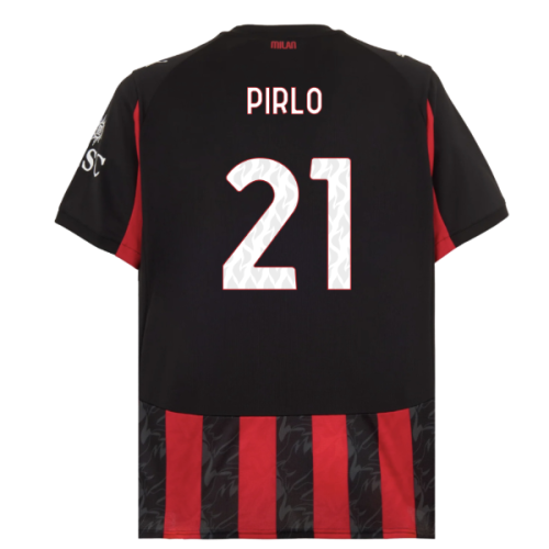 2025-2026 AC Milan Home Shirt (Pirlo 21)