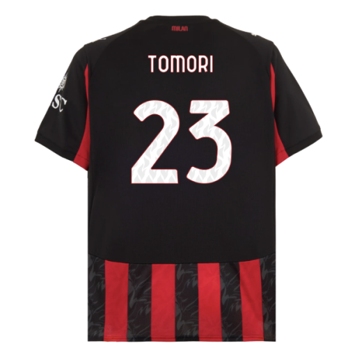 2025-2026 AC Milan Home Shirt (Tomori 23)