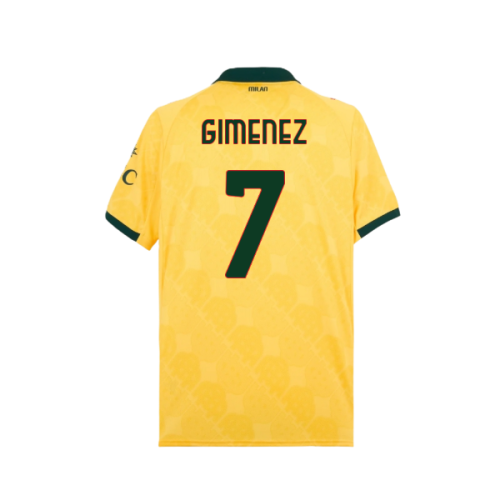 2025-2026 AC Milan Third Shirt (Gimenez 7)